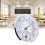 Mini Indoor Thermometer Hygrometer 2-in-1, Silver, No Battery Needed 1