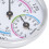 Mini Indoor Thermometer Hygrometer 2-in-1, Silver, No Battery Needed 12