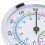 Mini Indoor Thermometer Hygrometer 2-in-1, Silver, No Battery Needed 8