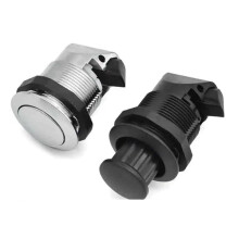 Buried Rotary Press Type Spring Lock, Industrial Plastic Latch for RV and Yacht, Circular Button Lock XK253W