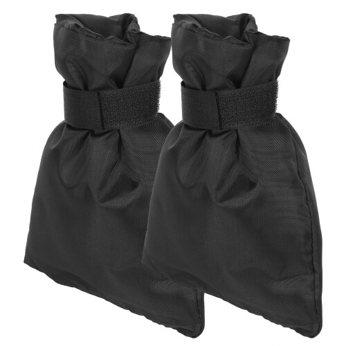 2Pcs Black Winter Outdoor Faucet Protector Anti 1