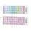 2pcs Keyboard Stickers Colorful English Language 1