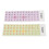 2pcs Keyboard Stickers Colorful English Language 4