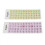 2pcs Keyboard Stickers Colorful English Language 5