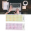 2pcs Keyboard Stickers Colorful English Language 11