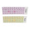 2pcs Keyboard Stickers Colorful English Language 10