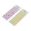 2pcs Keyboard Stickers Colorful English Language 8