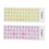 2pcs Keyboard Stickers Colorful English Language 1