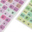 2pcs Keyboard Stickers Colorful English Language 13