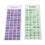 2pcs Keyboard Stickers Colorful English Language 7