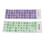 2pcs Keyboard Stickers Colorful English Language 5