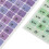 2pcs Keyboard Stickers Colorful English Language 14