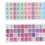 2pcs Keyboard Stickers Colorful English Language 14