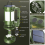 Solar Outdoor Camping Lantern with Cooling Fan LED Flashlight 6