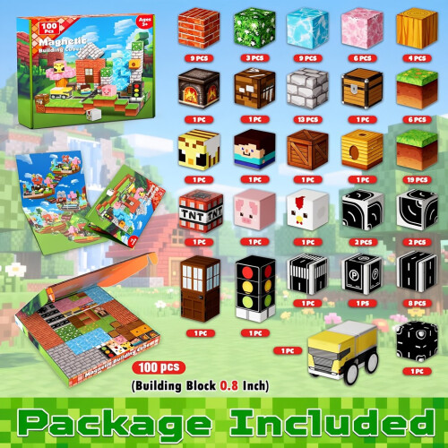 (Style G) Vehicle Minecraft Mining Adventure Valley Farm Assembly ...