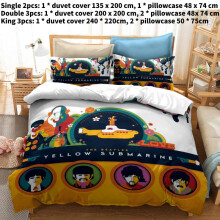 (Single)The Beatles Bettwäsche Bezug Single Double King Bettbezug Einrichtung Zuhause