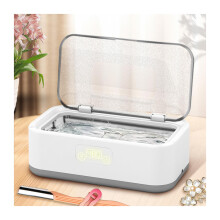 Ultrasonic Jewelry Cleaner Machine 600ml for Glasses Rings Necklaces and Watches Deep Clean Portable Digital Cleaner