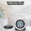 (White) Alarm Clock With Loud Double Bells Vibrations Lightweighted For Heavy Sleep 3