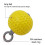 2pcs Pull Up Ball with Heavy Duty Strap Non Slip Hand Exercise(yellow) 4