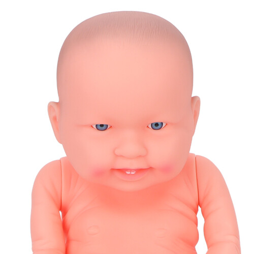 Soft Baby Doll for Training, 30cm, Pink, Anatomically Correct 2