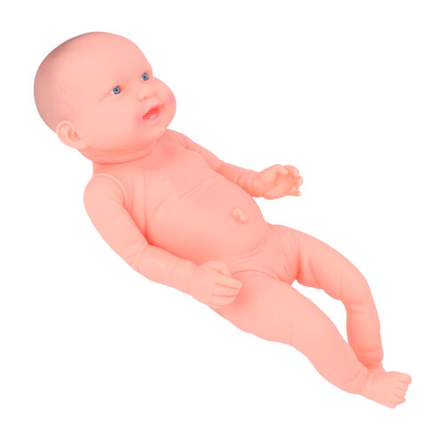 Soft Baby Doll for Training, 30cm, Pink, Anatomically Correct