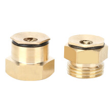 2Pcs G1/2 DN15 Centrifugal Brass Adjustable Spray