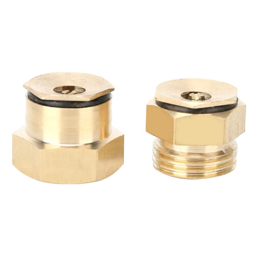 2Pcs G1/2 DN15 Centrifugal Brass Adjustable Spray