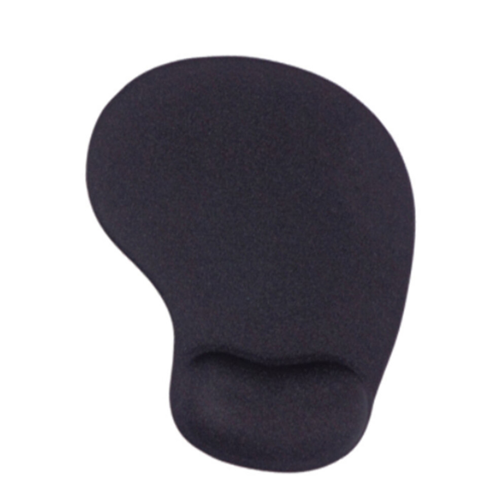 Wrist Rest Mouse Pad Ergonomic Design Soft Black 9387669855747