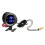 Indicatore digitale di temperatura e voltmetro rotondo DC9-36V Blu 3