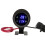 Indicatore digitale di temperatura e voltmetro rotondo DC9-36V Blu 11