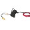 Indicatore digitale di temperatura e voltmetro rotondo DC9-36V Blu 7