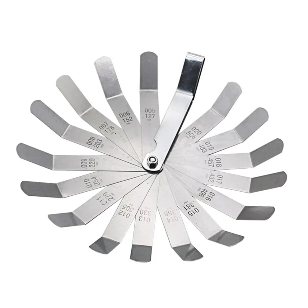 Feeler Gauge Metric Curved 16 Mm Inch Gap Feeler Gauge Tool For Precision Measurement And Alignment 6493810701054