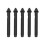 5Pcs Pro Tablet Stylus Pen Tips Black 2H Sensitive 6