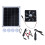 10W Portable Solar Panel Exhaust Fan for Outdoor 12