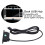 Recessed USB Power Strip Outlet 2.5m Dual USB Charging Socket ABS 7