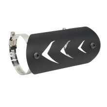 Morsetto universale in acciaio inossidabile 304 da 40-63 mm, scudo nero