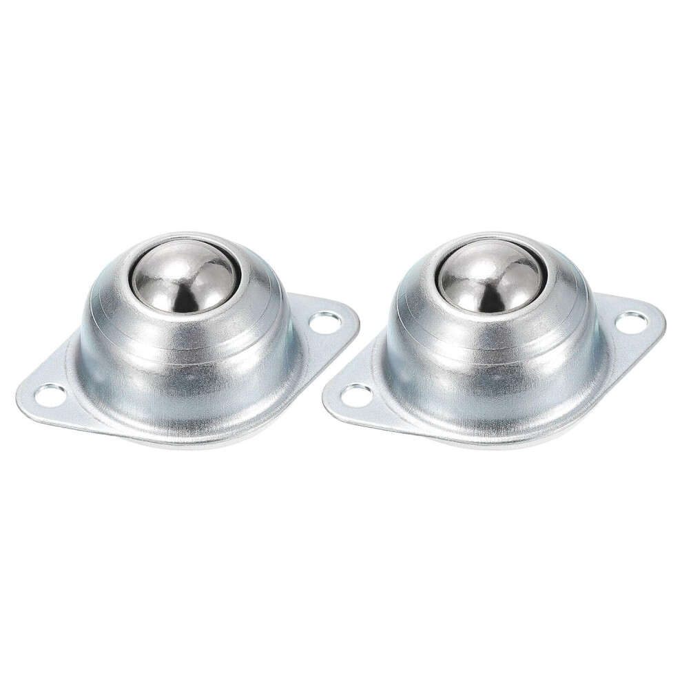 Ball Transfer Bearing 2Pcs 0.59 Inch Stainless Steel Caster Unit For Smooth Rotation And Easy Movement 6947110197524