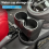 Til Fiat 500 2007-2015 ABS Sort bil Centralstyring Vandkopholder 6