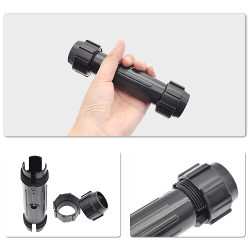 2 pezzi di connettori a pala in ABS, neri, lunghezza 15,8 cm 1