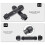 2 pezzi di connettori a pala in ABS, neri, lunghezza 15,8 cm 4