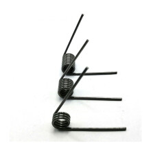 V-Shape Small Torsion Spring Set, 10PCS 65Mn Steel 1.5mm Diameter, 90 Degree Angle 13.5mm Size, Style 9MM_1.5MM