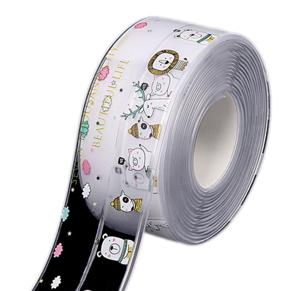 Clear Adhesive Caulk Tape For Kitchen Countertops And Sinks, Waterproof Sealing Tape For Bathroom And Toilet Use 6482260687650