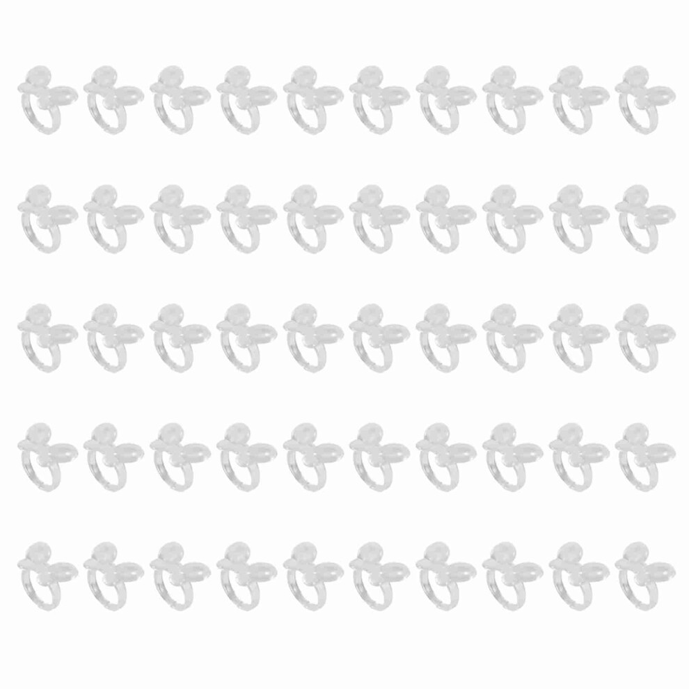 50Pcs/Set Nail Chart Ring Manicure Makeup Fake Tip