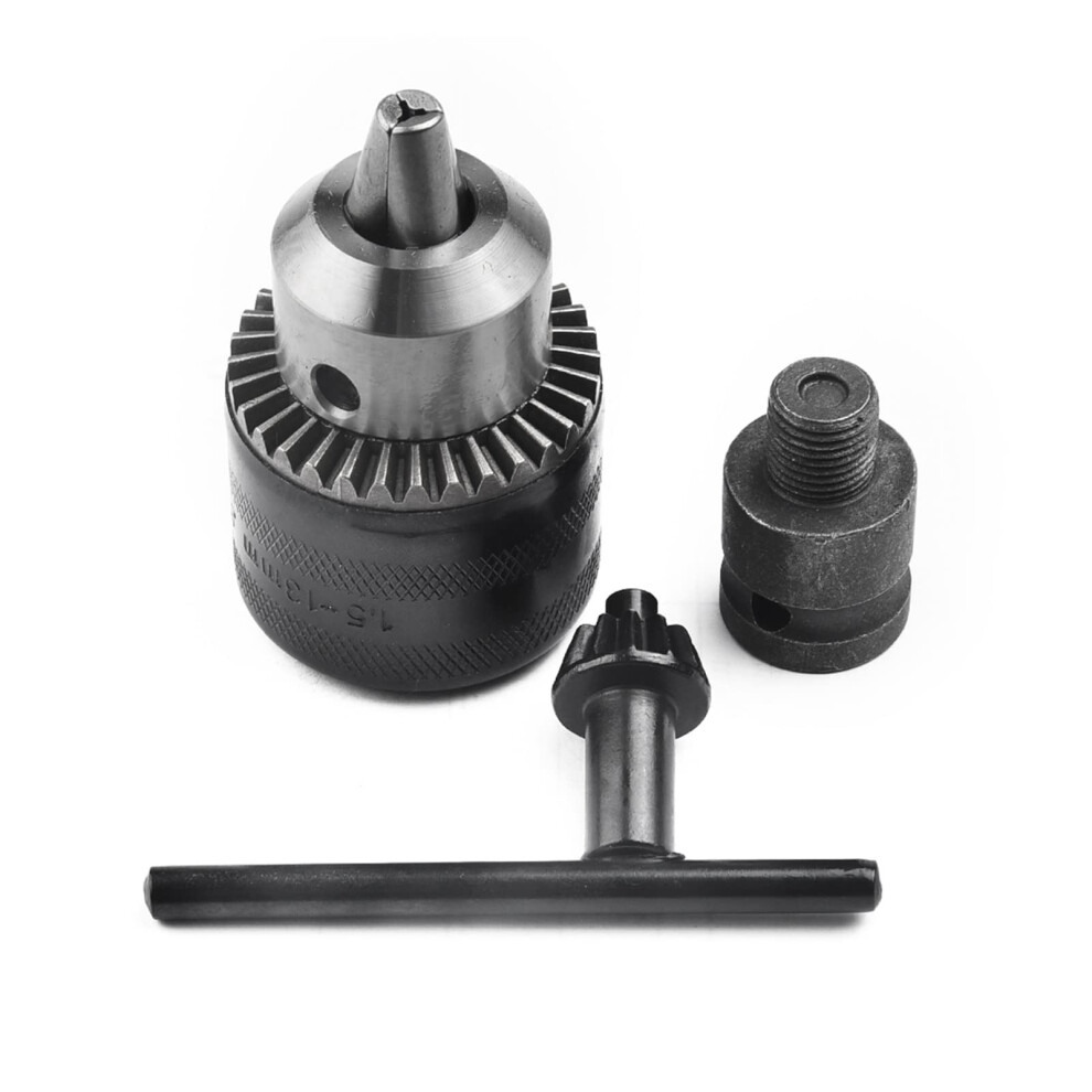 1.5-13Mm Keyless Drill Chuck Adapter For Impact Wrench And Electric Drill, 1/2"-20Unf Thread, Quick Change Converter 6276012504735