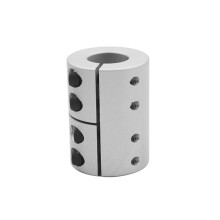Rigid Coupling D55mm L65mm Aluminum Shaft Coupler for Engraving Machine Motor Connector 9.52mm Inner Diameter