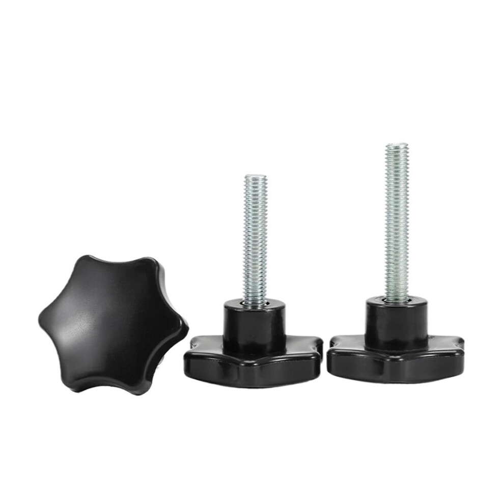 M4 M5 M6 M8 M10 M12 Star Shape Thread Clamping Handle Bolt Bakelite Hand Knob Tightening Screw 60Mm M10 Head 38Mm 6482260687889