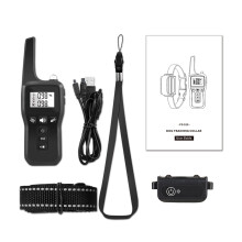 Hundehalsband mit Fernbedienung, verstellbares elektronisches Hundehalsband für große, mittelgroße und kleine Hunde, 3 Trainingsmodi (Ton /