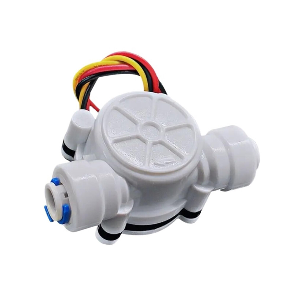Water Flow Sensor Hall Flowmeter G 1/4 Inch 2 Points Pe Pipe Compatible Measurement Device 6947110198064