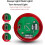LED Signal Stack Lamp Tower DC12V/24V with Steady Flash and Rotary Light, 3-Layer Disk Base, No Buzzer 4