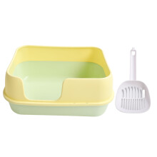 Cat Litter Box Extra Large Semi Enclosed Splash
